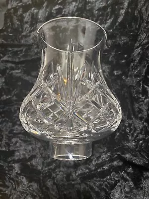 Fine Waterford Clear Cut Crystal Lamp Shade / Hurricane Topper • $49.95