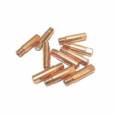 M6 Mig Welding Contact Tips 0.6mm 0.8mm And 1.0mm X 25mm Long • £3.01