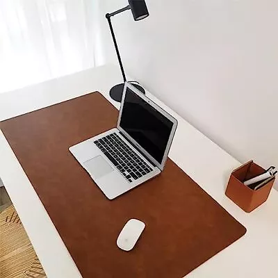 Non-Slip Leather Desk Pad For Office Table 27.5 X13.8  Waterproof Computer Ke... • $14.40