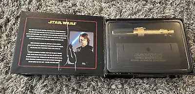 Star Wars Master Replicas Anakin Skywalker .45 Lightsaber Gold Vairant (RARE) • £89.95