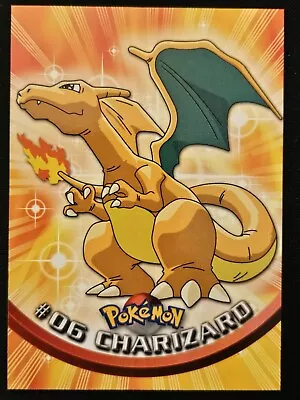 Charizard #06 Topps TV Animation Edition Blue Label Non Holo Pokémon 1999 NM • $16.99