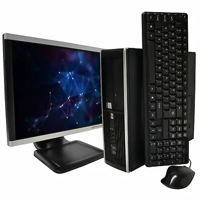 HP Desktop Computer Intel I5 8GB RAM 500GB HD Windows 10 Bundle With 19  LCD • $149.99