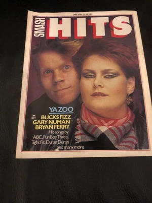 £5 • Buy Smash Hits - May 1982- Cure Yazoo Japan Gary Numan Roxy Music Joan Jett Duran