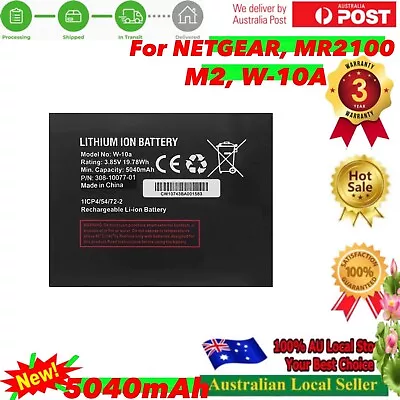 *2024s* New Battery For Telstra Nighthawk M2 MR2100 Netgear 4G Modem W-10a • $21.60