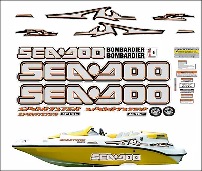  SEADOO SPORTSTER 2003 GRAPHICS / DECAL / Sticker KIT  • $140