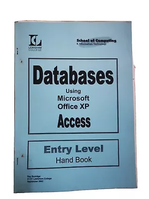 Databases Microsoft Office XP ACCESS • £3.99