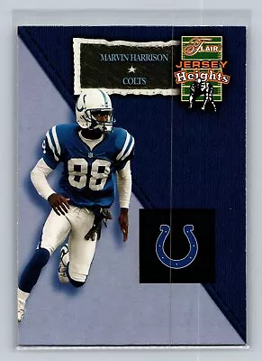 Marvin Harrison 2002 Flair #2 JH Jersey Heights Indianapolis Colts C12 • $1.75