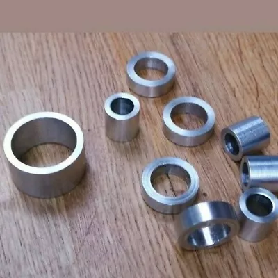 Stainless Steel Spacers Standoff Bushes Diameters Lengths & Bolt Clearance Holes • £8.90