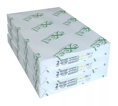 Carbonless 2-Part Reverse Paper (Canary/White) 11 X 17  (Excel 231584) - 3 Rms  • $168.68