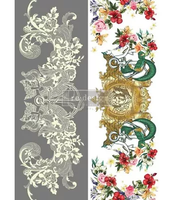 New! Mermaid Lace - CeCe & Redesign With Prima Furniture Decor Transfer Decal • $32.95