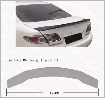 Unpainted Rear Lip Trunk Spoiler Wings Deflector For Mazda M6 Mazda 6 2006-2013 • $49