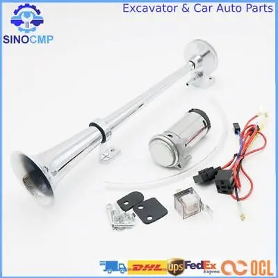 12V 300DB Single Trumpet Air Horn Compressor Kit For Train Car Truck Boat Suv • $48.88