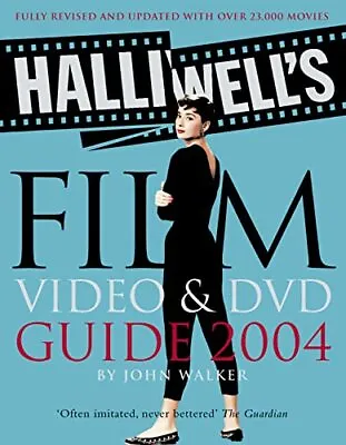 Halliwell's Film Video And DVD Guide 2004 Paperback Book The Cheap Fast Free • £3.49