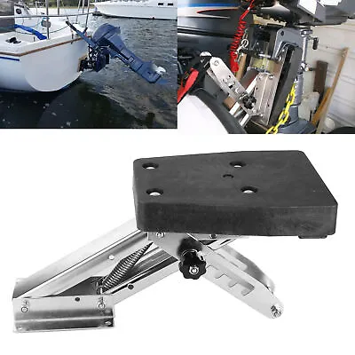 $244.07 • Buy Boat Motor Stand Bracket 304 Stainless Steel 25HP 110 Lbs For 2‑Stroke Outbo XXL