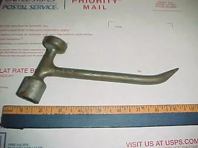 Vtg Auto Body Hammer Pry Bar Lug Wrench Multi Shop Old Chevy Ford Tool AF310 • $10.99