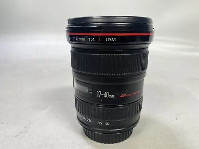 Canon EF 17-40mm F4 L USM Wide Angle Lens + Front & Rear Caps • $741.15