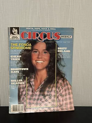 CIRCUS Magazine April 17 1979 Jane Fonda Cheap Trick George Harrison Journey • $5