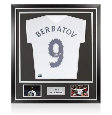 £389.99 • Buy Dimitar Berbatov Back Signed Tottenham Hotspur 2021-22 Home Shirt In Classic Fra