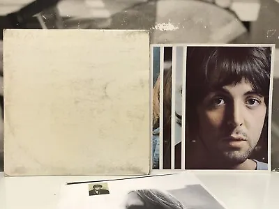 The Beatles – White Album 2 LP + Poster +4 Photo 1976 Italy Apple 3C16404173/4 • $126.74