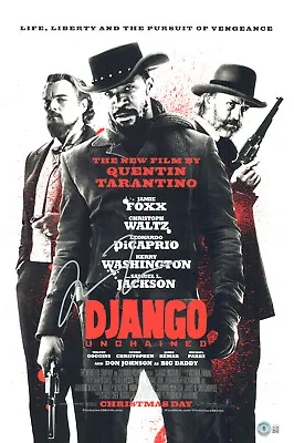 Quentin Tarantino Signed Autograph From Django Unchained 12x18 Photo Poster Bas • $1000