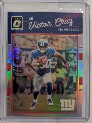 2016 Donruss Optic Holo Silver VICTOR CRUZ #69 NEW YORK GIANTS 🏈 • $1.99