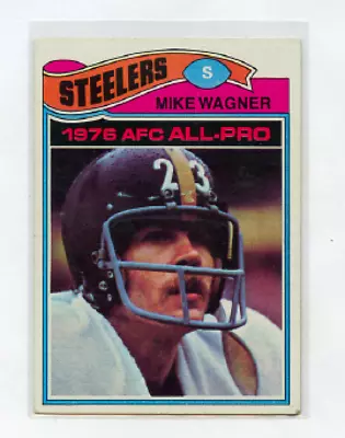 1977 Topps # 60 Mike Wagner  Steelers • $1.69