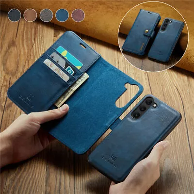 For Samsung S24 S23 S22 S21 S20 S10 S9 Flip Leather Case Detachable Wallet Cover • $18.49