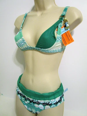 $39.99 • Buy Nwt ROSA CHA Bathing Suit #2661 Swimsuit Brazilian Bikini Sz S Green