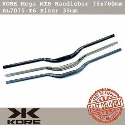 $45.90 • Buy KORE Mega MTB Handlebar 35 X 760mm AL7075-T6 Triple Butted Riser 35mm