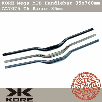 $45.90 • Buy KORE Mega MTB Handlebar 35 X 760mm AL7075-T6 Triple Butted Riser 35mm