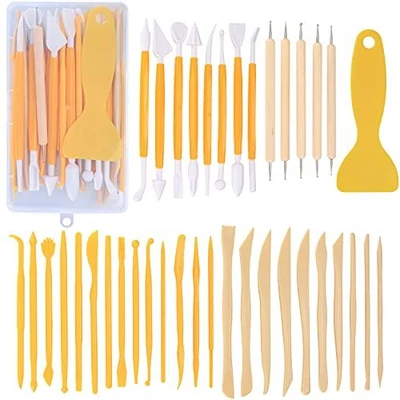£8.91 • Buy 39 Pcs Pottery Clay Sculpting Tools, Polymer Clay Tools, Wood Carving Tools Clay
