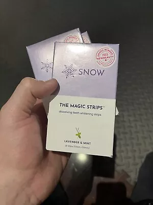 SNOW The Magic Teeth Whitening Strips BRAND NEW  Lavender & Mint 28 Strips • $20