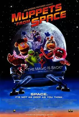 MUPPETS FROM SPACE Movie Poster 27x40  Theater Size - Licensed | New | USA   • $24.99