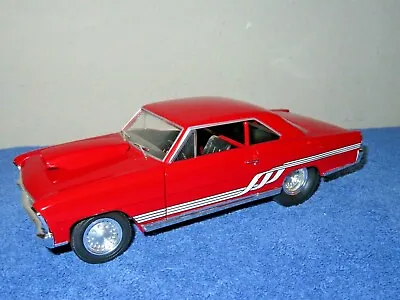 Route 66 1966 Chevrolet Nova Ss Red Ertl 1:18 Removable Hood & Opening Doors • $79.95