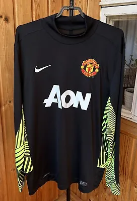 Manchester United Nike 2011-2012 Goalkeeper Football Jersey Size L • $85