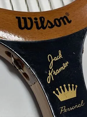 Vintage Wilson Jack Kramer Personal 4 5/8 Cover Belgium Made New Leather Grip • $99
