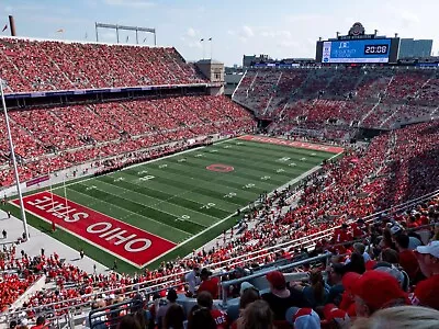 2 Ohio State OSU Buckeyes Michigan St Spartans Football Tickets 11C Row 4 NBC • $249.99