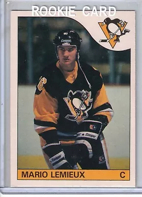 1985-86 OPC O-Pee-Chee Hockey Mario Lemieux Original RC Rookie Card NM+++ NICE ! • $177.41