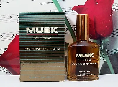 $99.99 • Buy Chaz Musk Cologne Splash For Men 2.25 Oz. By Revlon. NWB. Vintage