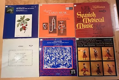 Lot Of 19 Classical Vinyl Record Albums 21 Discs Medieval Renaissance Baroque • $0.99