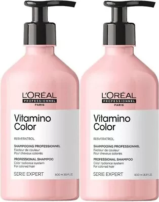 2x Bottles Of L'Oréal Professionnel VITAMINO Color Care SHAMPOO 16.9oz 500ml • $69.95