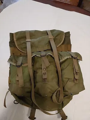 US Army Military Field Pack Combat Nylon Medium LC-1 Alice Green Tactical Bag • $50