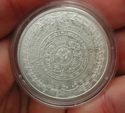 £37.99 • Buy Golden State Mint Aztec Calendar 1 Oz 999 Silver Round Coin Mayan.
