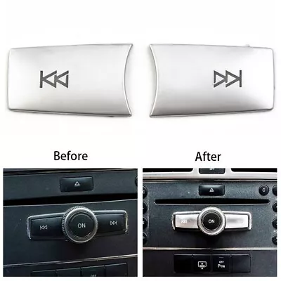 Volume Button Covers Trims For Mercedes For Benz C E Class W204 W212 Accessories • $9.13