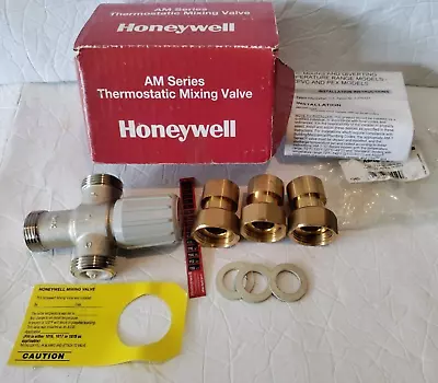 Honeywell Thermostatic Mixing Valve 1  Union Sweat 70-145F AM 102 US 1 • $120