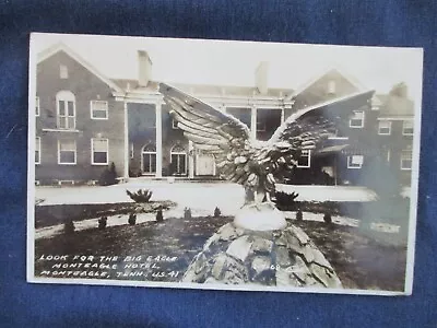 RP Monteagle Tennessee Hotel & Big Eagle Statue 1938 Postcard • $7.50