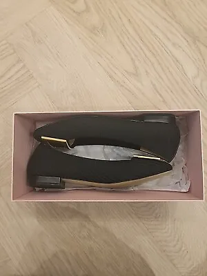 Black Smart Shoes Size 38.5 (5.5) Women • £12.99