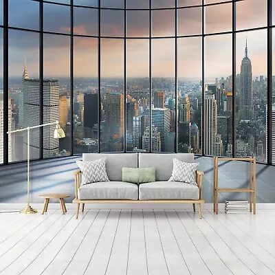 New York Wall Mural For King Size Living Room 368x254cm Penthouse Wallpaper • £48.99