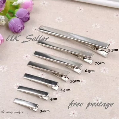 £9.99 • Buy Hair Clips Crocodile Alligator DIY Bow Bows Blank 1,10, 20, 50, 100 Crafting Lot