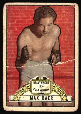 1951 Topps Ringside Vintage Boxing #11 Max Baer *Low Grade • $13